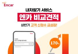 엔카닷컴, 내차팔기 비교견적 서비스 170% 성장